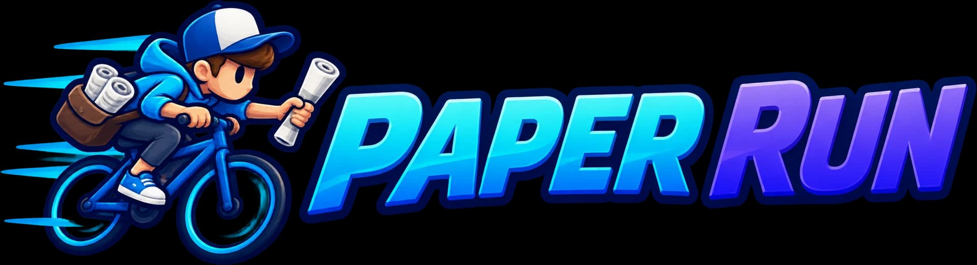 PaperRun cycling logo
